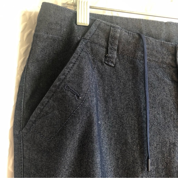 Women's MEC Rock Climbing Denim Blue Relaxed Fit Joggers Organic Cotton Blend - Picture 4 of 15